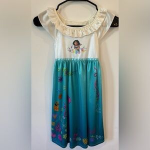 Disney Encanto Mirabel Nightgown Pajama Dress Girls Size 5T
